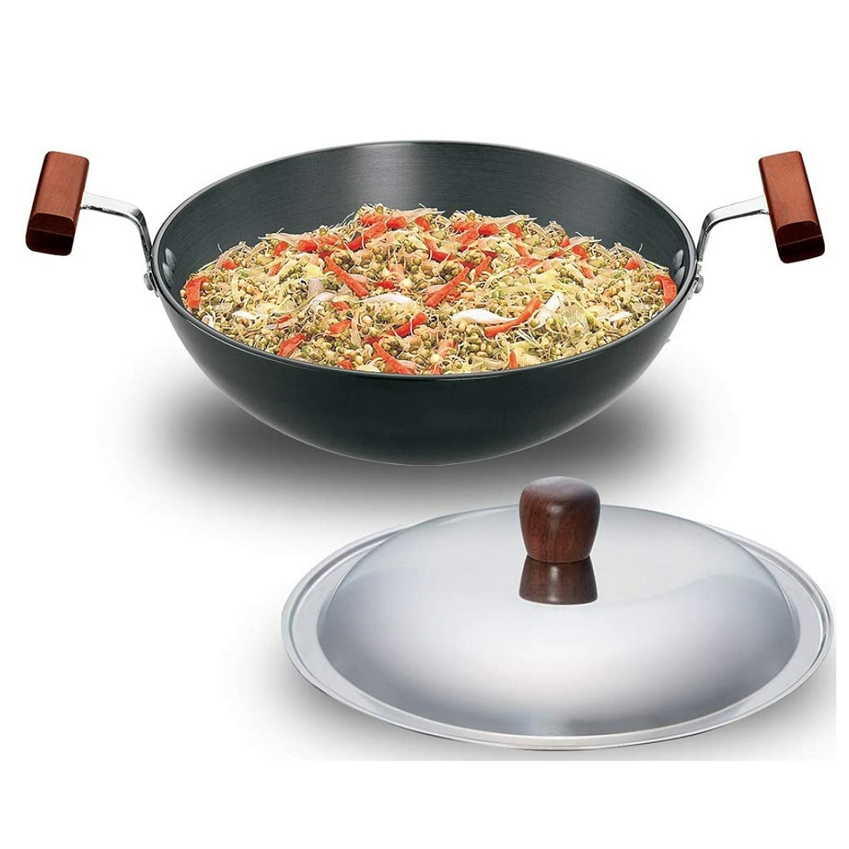 HAWKINS Deep Fry Pan Futura AD50S L47 5L 26CM Hard Anodised with Lid