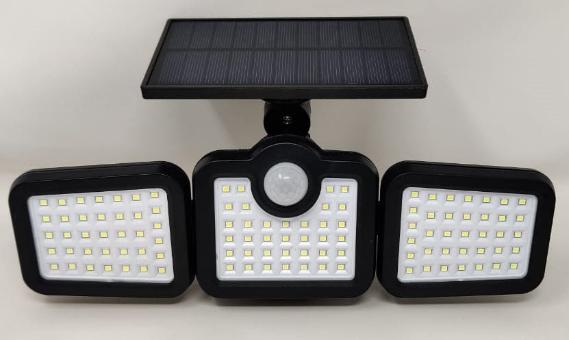 Solar Lamp LED Sensor Jd 2656 with Remote White