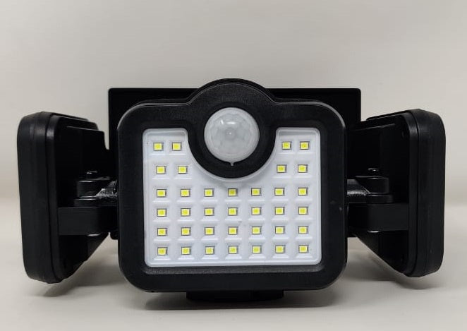 Solar Lamp LED Sensor Jd 2656 with Remote White