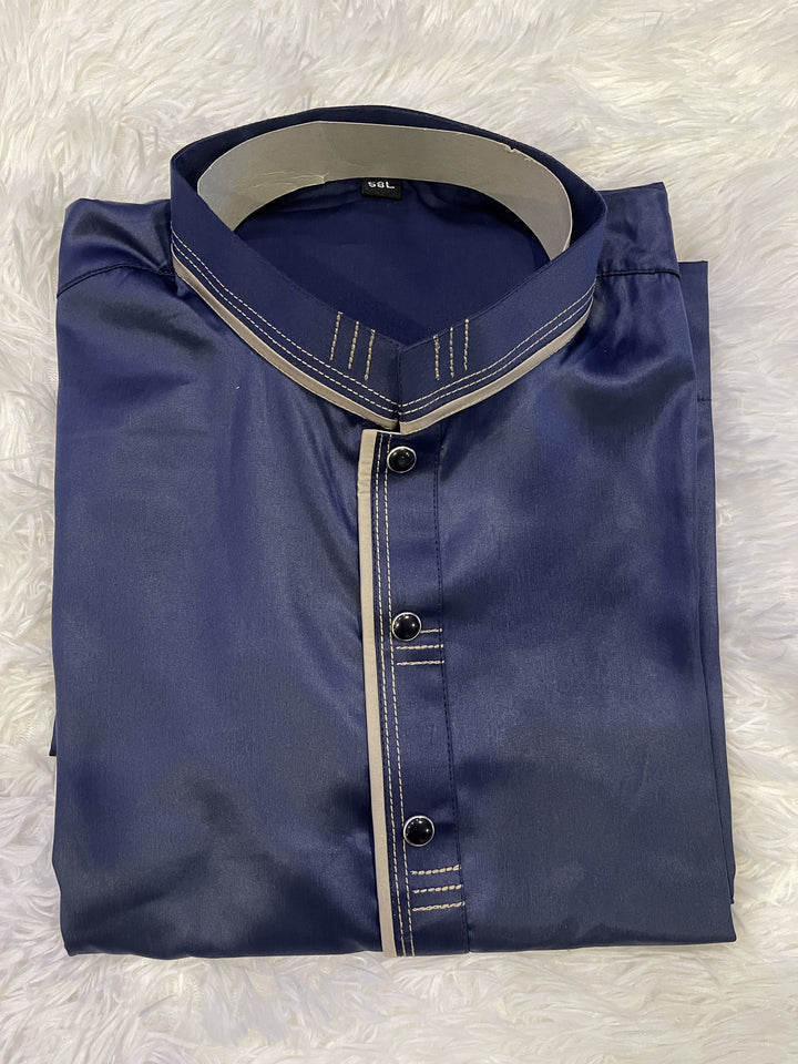 Gown Thobe Men Colorblocked