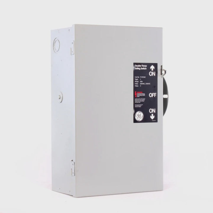 GE Throwover Switch TC35362 60A 3P 240V