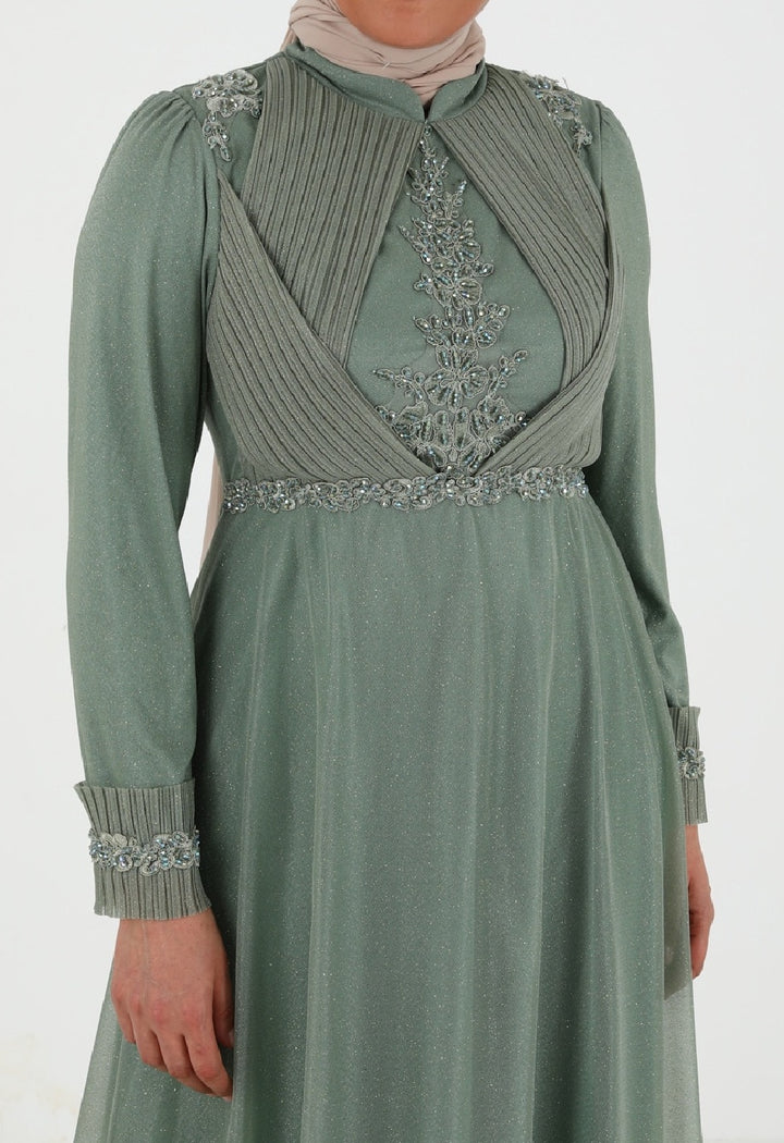 Dress Evening Occasion Rose / Mint / Plum