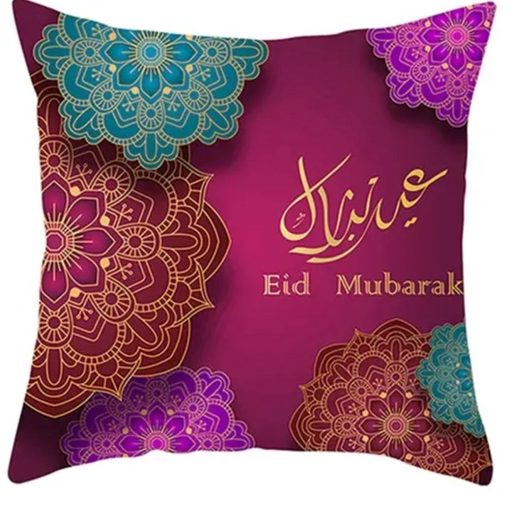 Eid / Ramadan Cushion Cover Pink / Black
