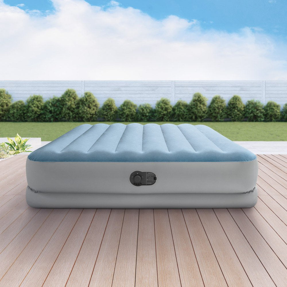 INTEX Mattress Air 64159 60" X 80" X 14" 2P Dura Beam Plus with Pump