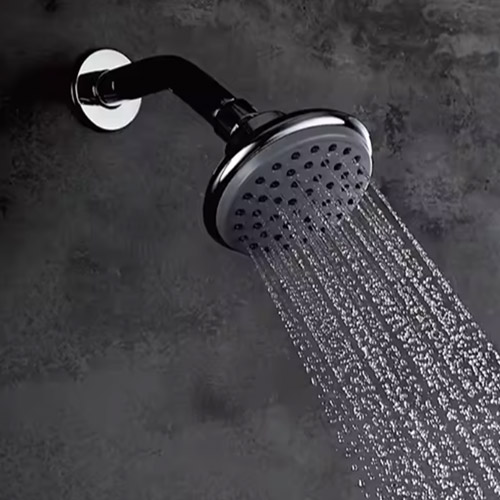 KIOTTO Shower Head 4" Round with Arm Chrome RS0160S1