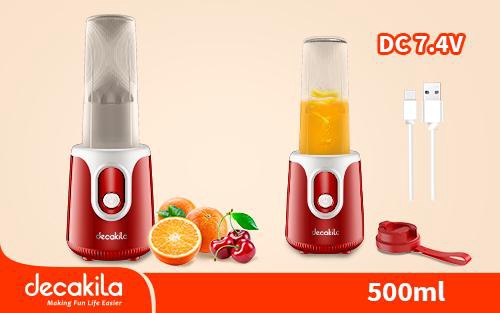 DECAKILA Blender Cordless KMJB022R 120W Lithium Battery