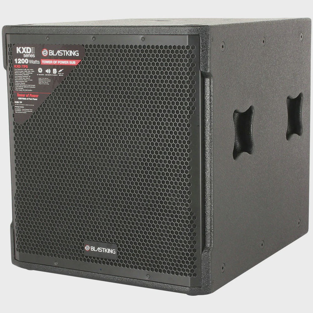BLASTKING Speaker Box 18" Kxdiitps Sub Powered Each