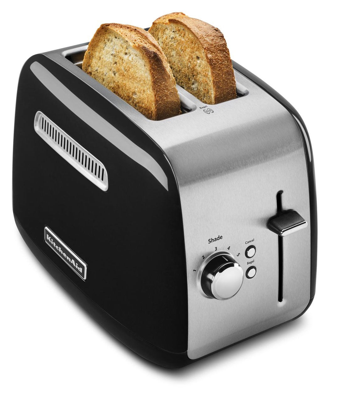 KITCHENAID Toaster 2 Slice KMT2115OB with Manual Lift Lever Onyx Black 1Y