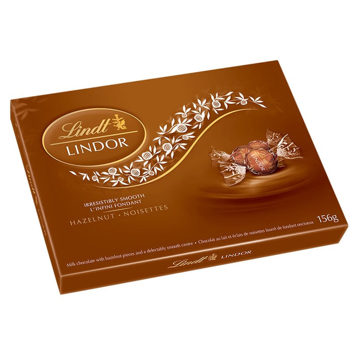 LINDT Lindor Hazelnut Chocolate Box 156G