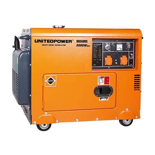 UNITEDPOWER Generator 5000W LFG-DG5500SE Diesel Silent