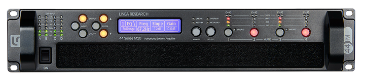 LINEA-RESEARCH Amplifier Linea Research 44M20 4CH 20, 000 Watts 2OHMS