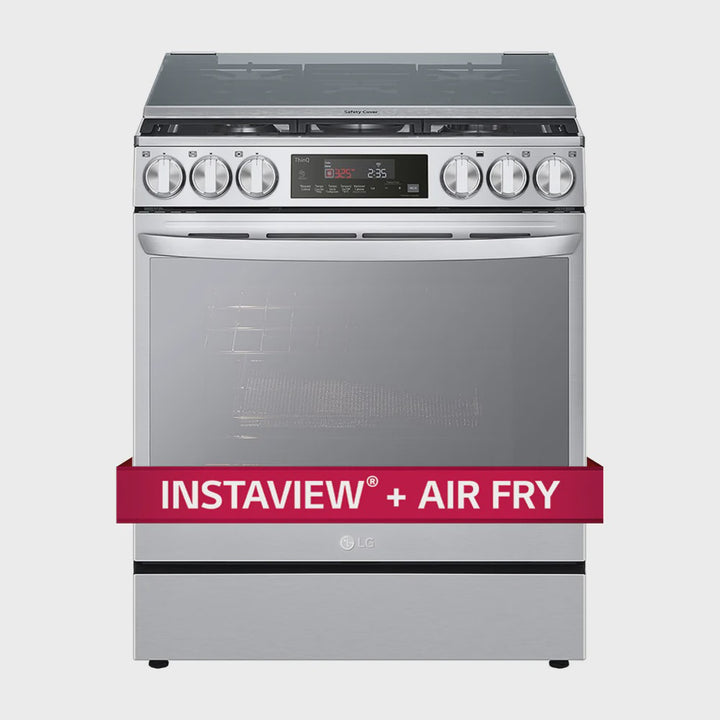 LG Stove 5 Burner 30" LRGL5847S with Air Fryfer