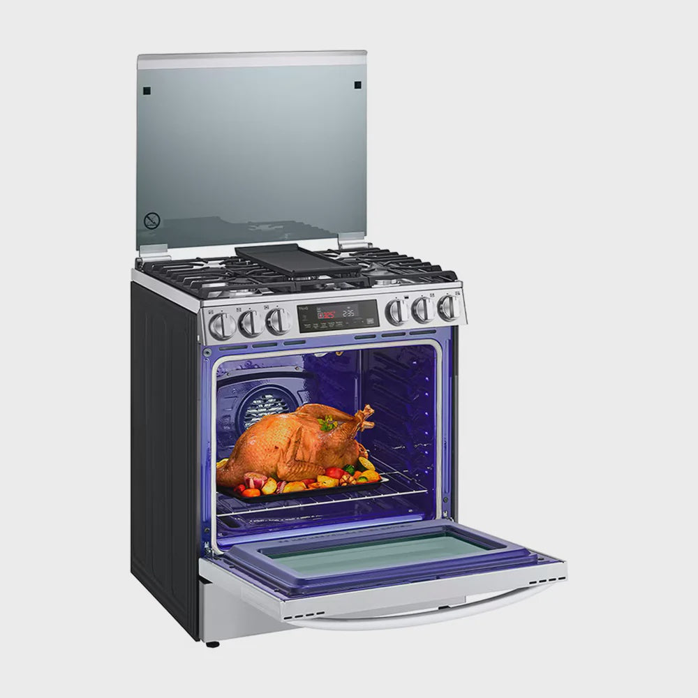 LG Stove 5 Burner 30" LRGL5847S with Air Fryfer