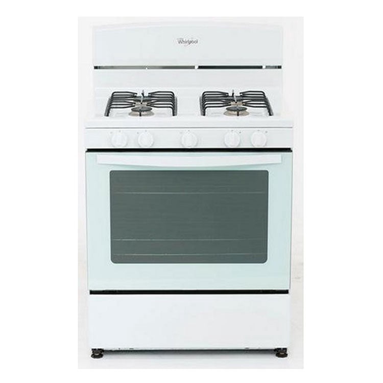 WHIRLPOOL Stove 4 Burner LWF7230Q 30" White 1Y