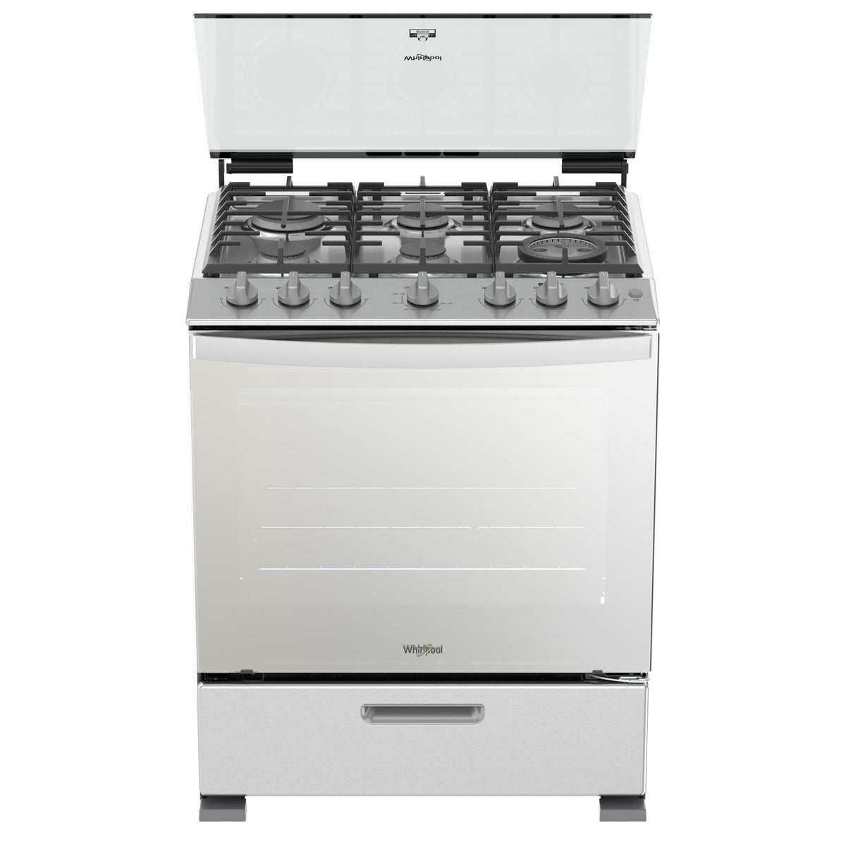 WHIRLPOOL Stove 6 Burner LWFR7100S 30" 1Y