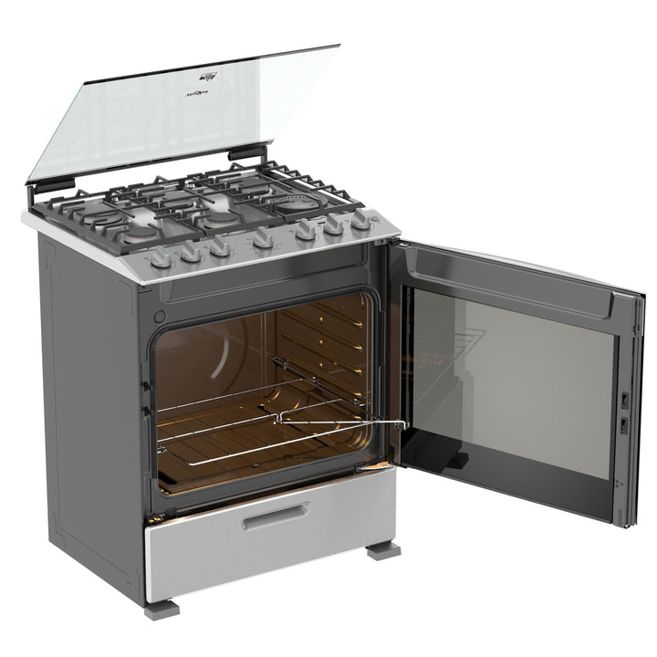 WHIRLPOOL Stove 6 Burner LWFR7100S 30" 1Y