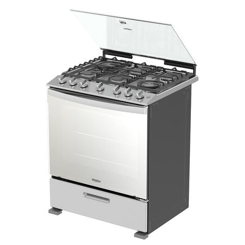 WHIRLPOOL Stove 6 Burner LWFR7200S with Xpert Flamma 30" 1Y
