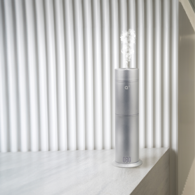AROMAR Waterless Diffuser Cylinder Silver AP-3003