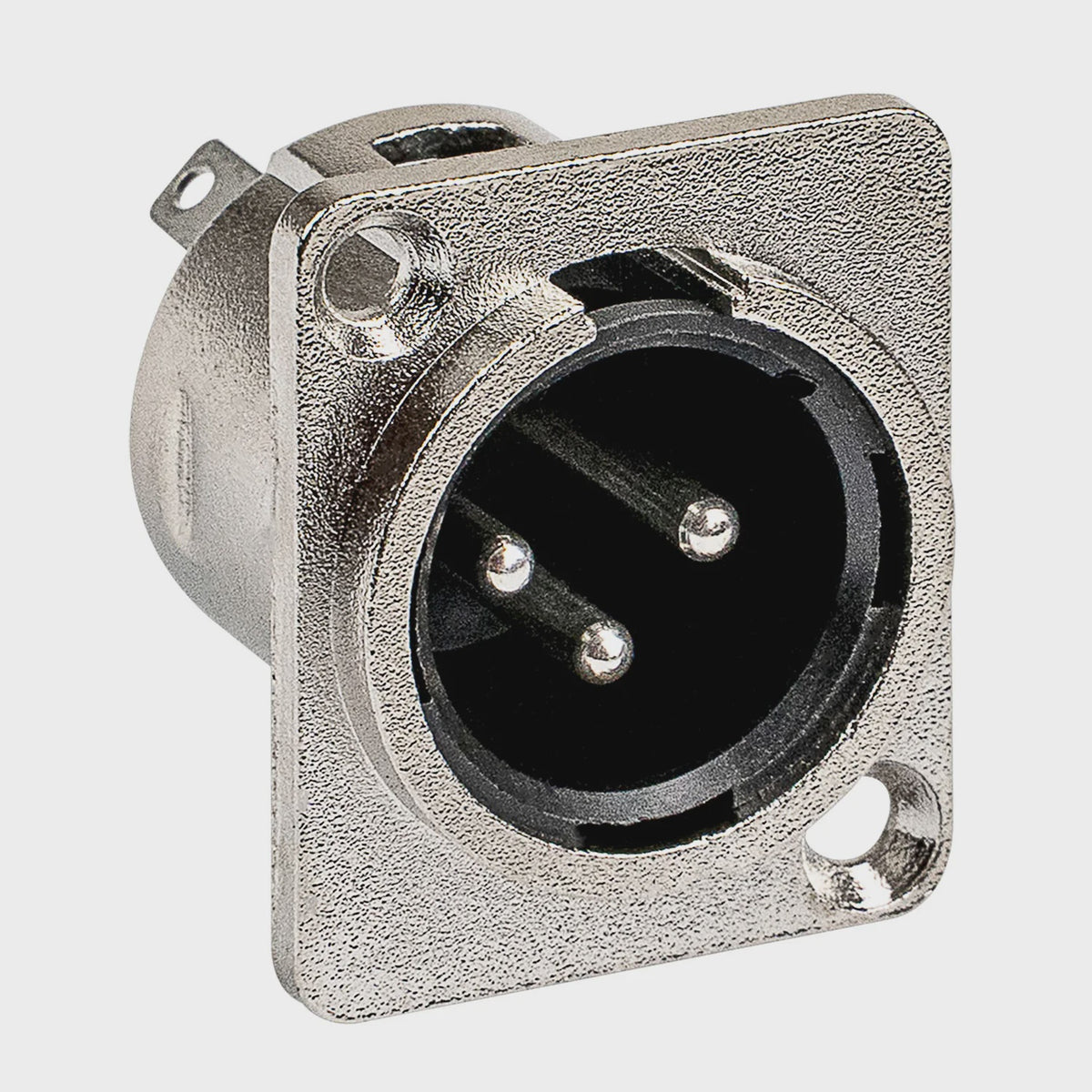 ZEBRA Plug Chass Xlr Male 3-PIN M-70 Metal Chrome