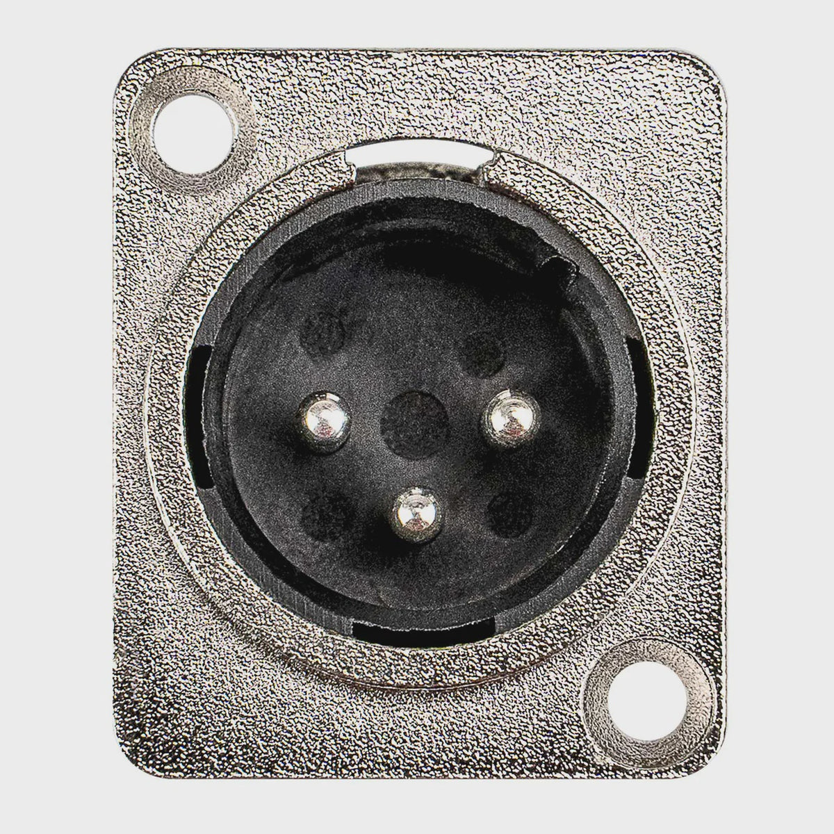 ZEBRA Plug Chass Xlr Male 3-PIN M-70 Metal Chrome