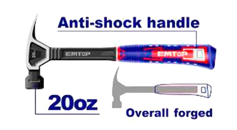 EMTOP Hammer Claw 20OZ EHAMCH2020