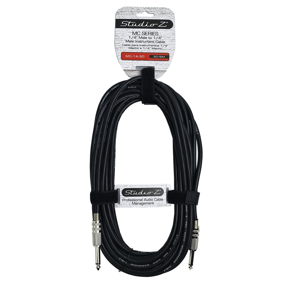 STUDIO Z Lead 1/4 Male Mono to 1/4 Male Mono 30' MC-14-30