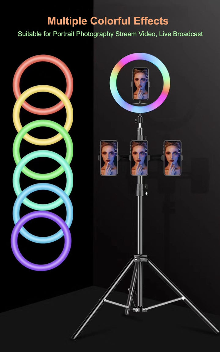 GENERIC LED Ring Light 14" MJ36 Rgb with Tripod Stand
