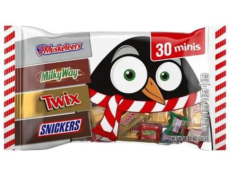 Mini Chocolate Bar 30PCS Mix Mars Sharing Size 8.57OZ 242G