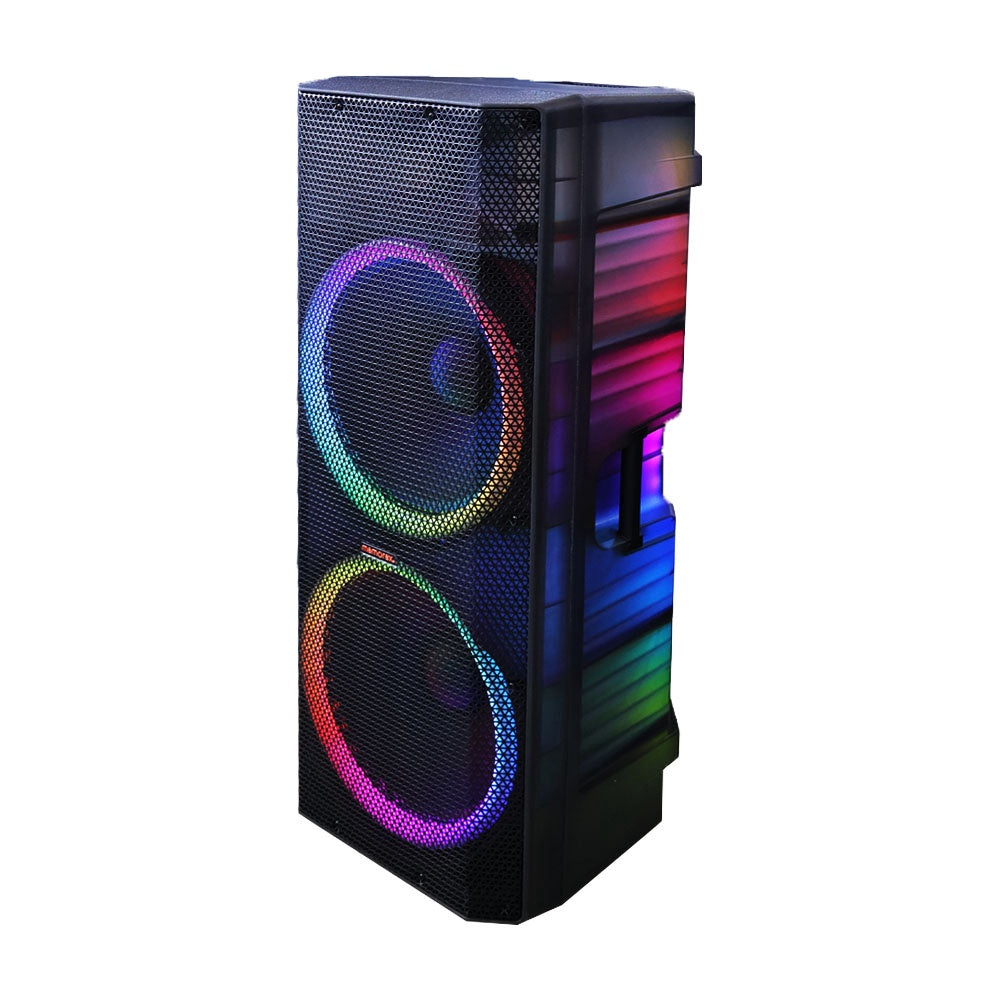 MEMOREX Speaker Box 15" MX-PS2503 Dual Lighted Party Powered Sold Each