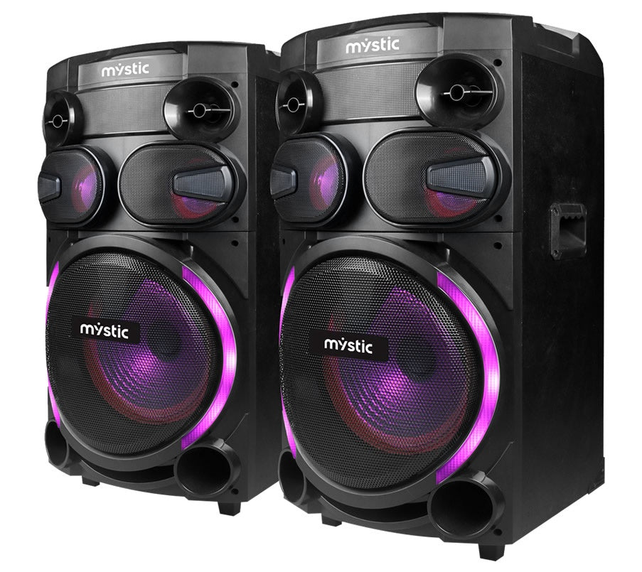 MYSTIC Speaker Box 12" MY-PS897 Pair Bluetooth