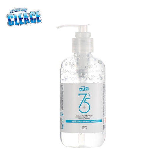 CLEACE Hand Sanitizer Gel 236ML 75% Alcohol
