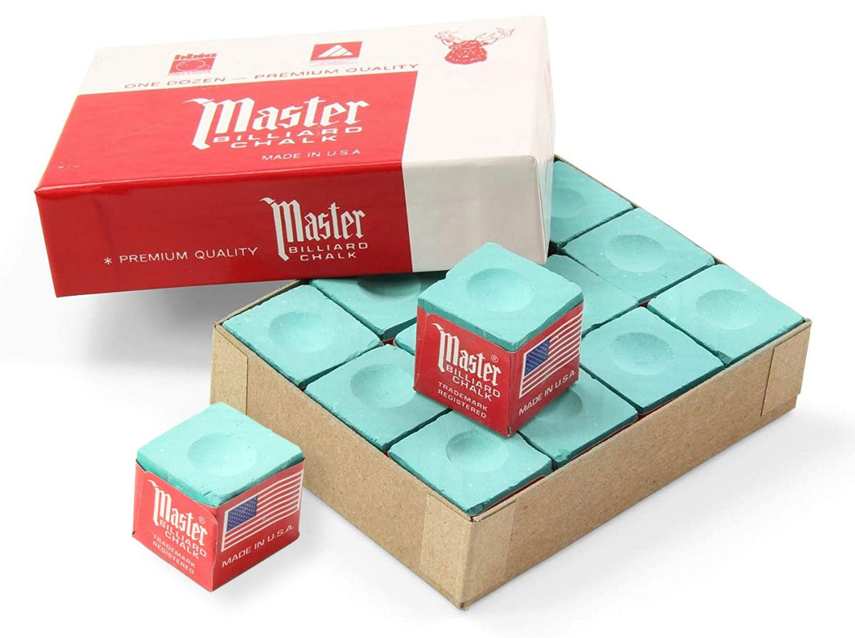 MASTER Pool Chalk Forest Green Billiard Sold Each