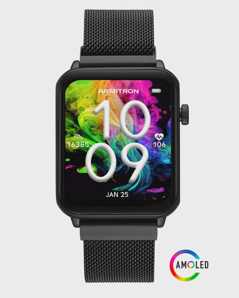 ARMITRON Watch Connect Matrix Smartwatch Health & Fitness TRACKER1013BKBK