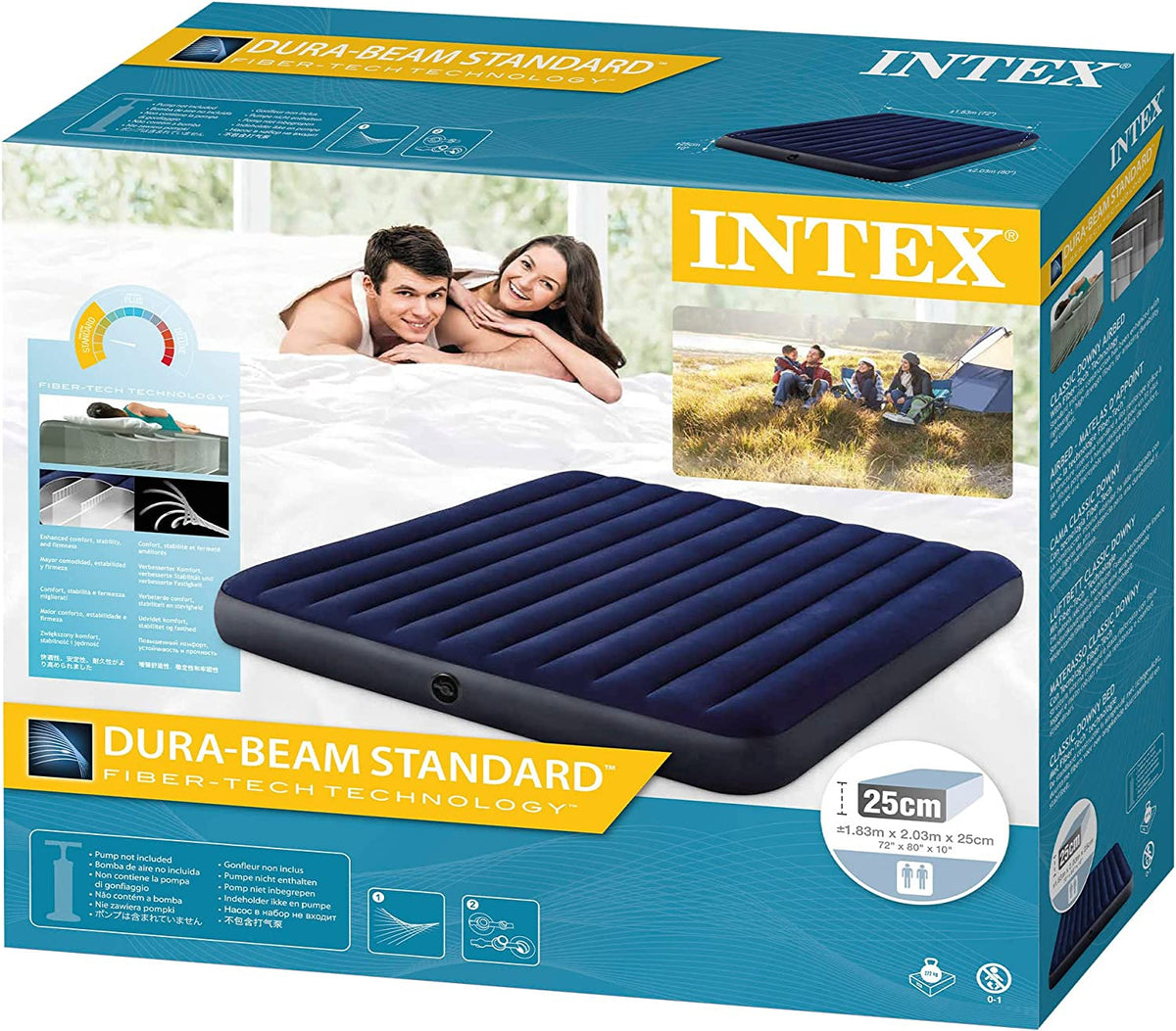INTEX Mattress Air 64755 72" X 80" X 10" 25CM 2PERSON