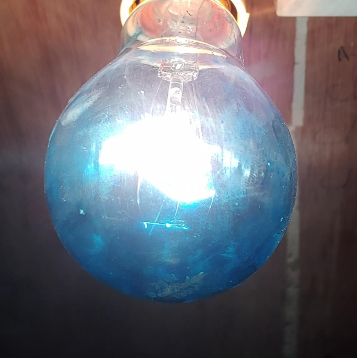 BEST VALUE Bulb Coloured 110V 25W Blue E32121