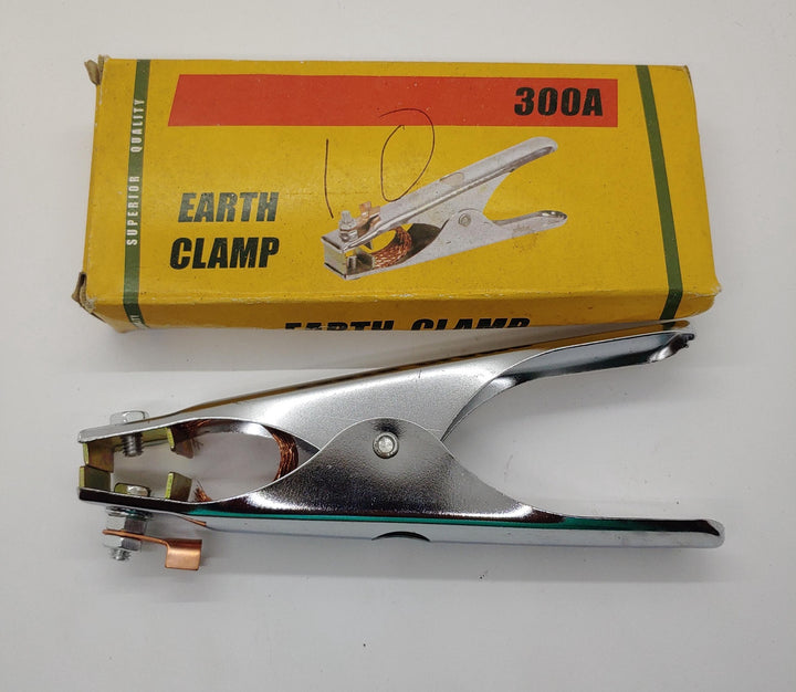 Earth Clamp 300AMPS Silver Yellow Box