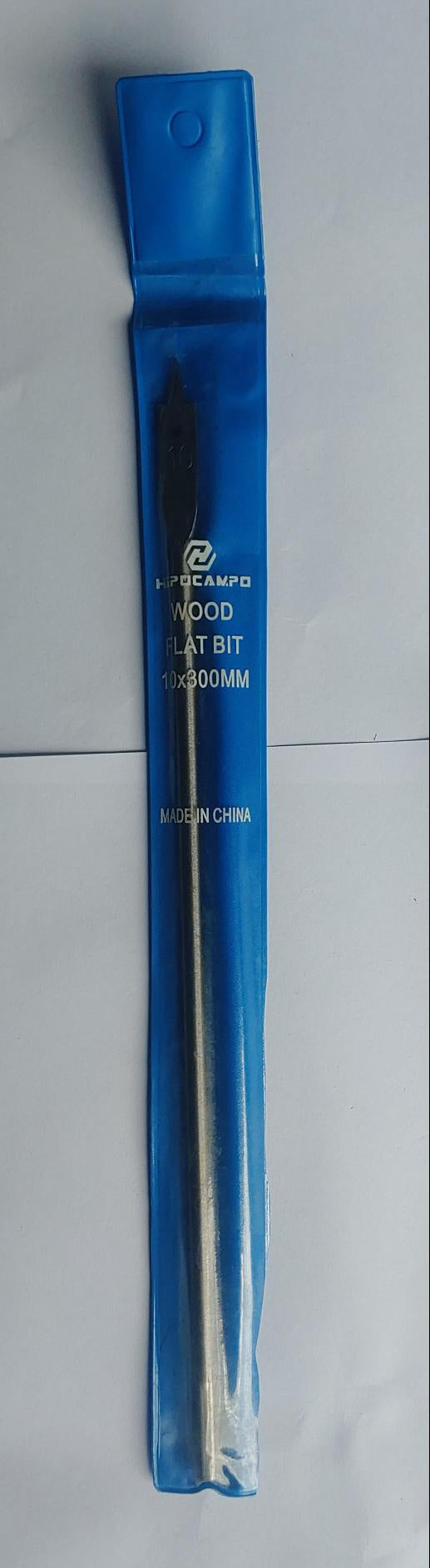 Drill Bit Flat Wood 10MM X 300MM Long Hipocampo