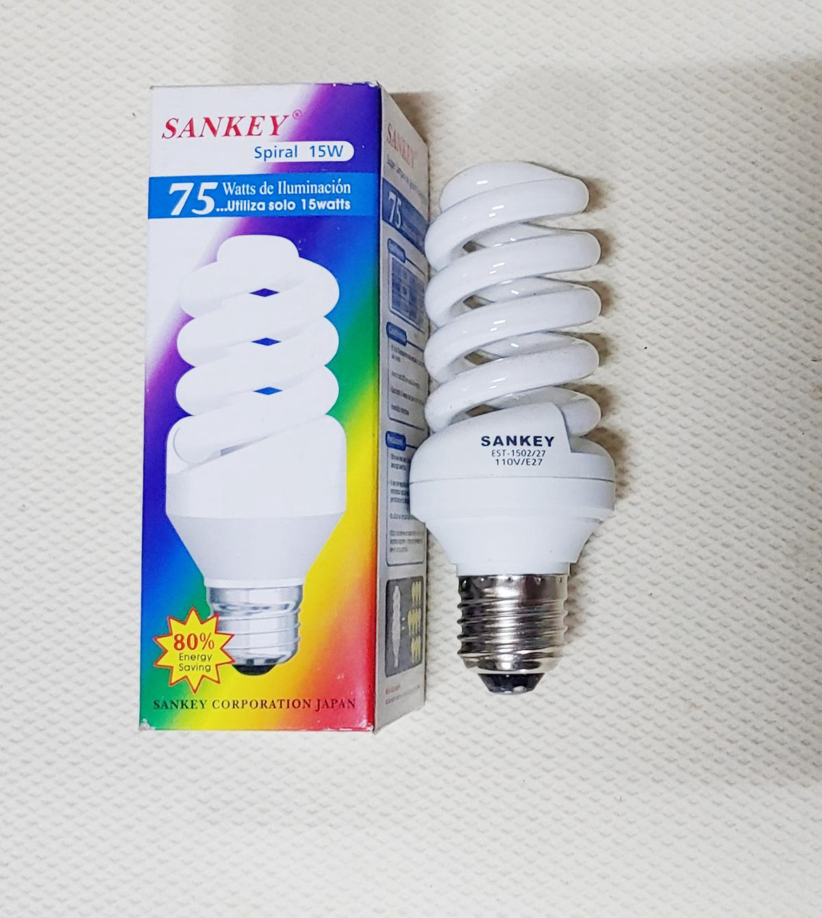 SANKEY Bulb Energy 110V 15W Spiral Warm White