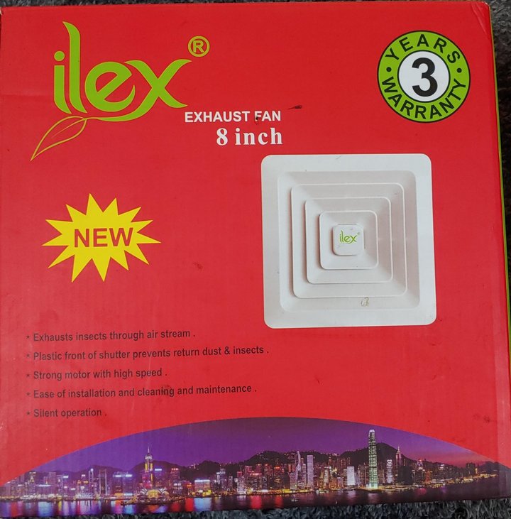ILEX Fan 8" Extractor BPT10-12A 110V 24W 20CM