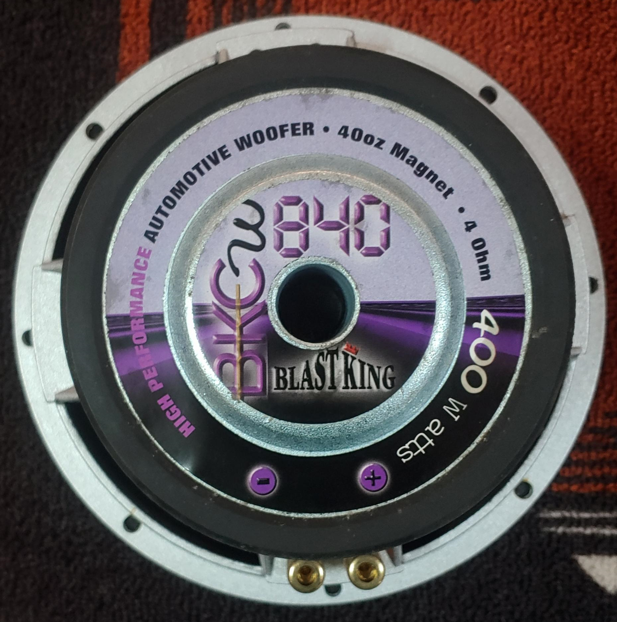 BLASTKING Speaker Car Bkcw 840 8" 400W 4OMHS