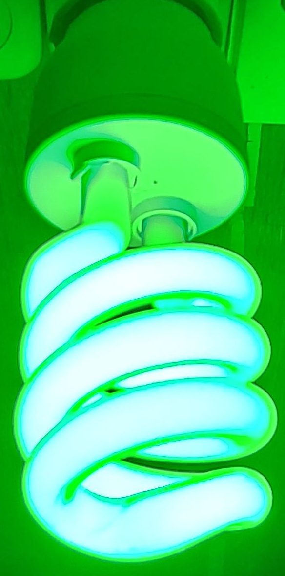 ETC Bulb Energy Spiral 18W 220V Color / Green