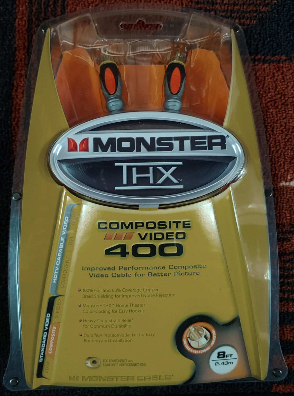 MONSTER Lead 1 Rca Male - 1 Rca M 8' 113845-00