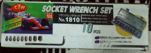 Socket Set 10PS Ctw 1810 Socket Wrench
