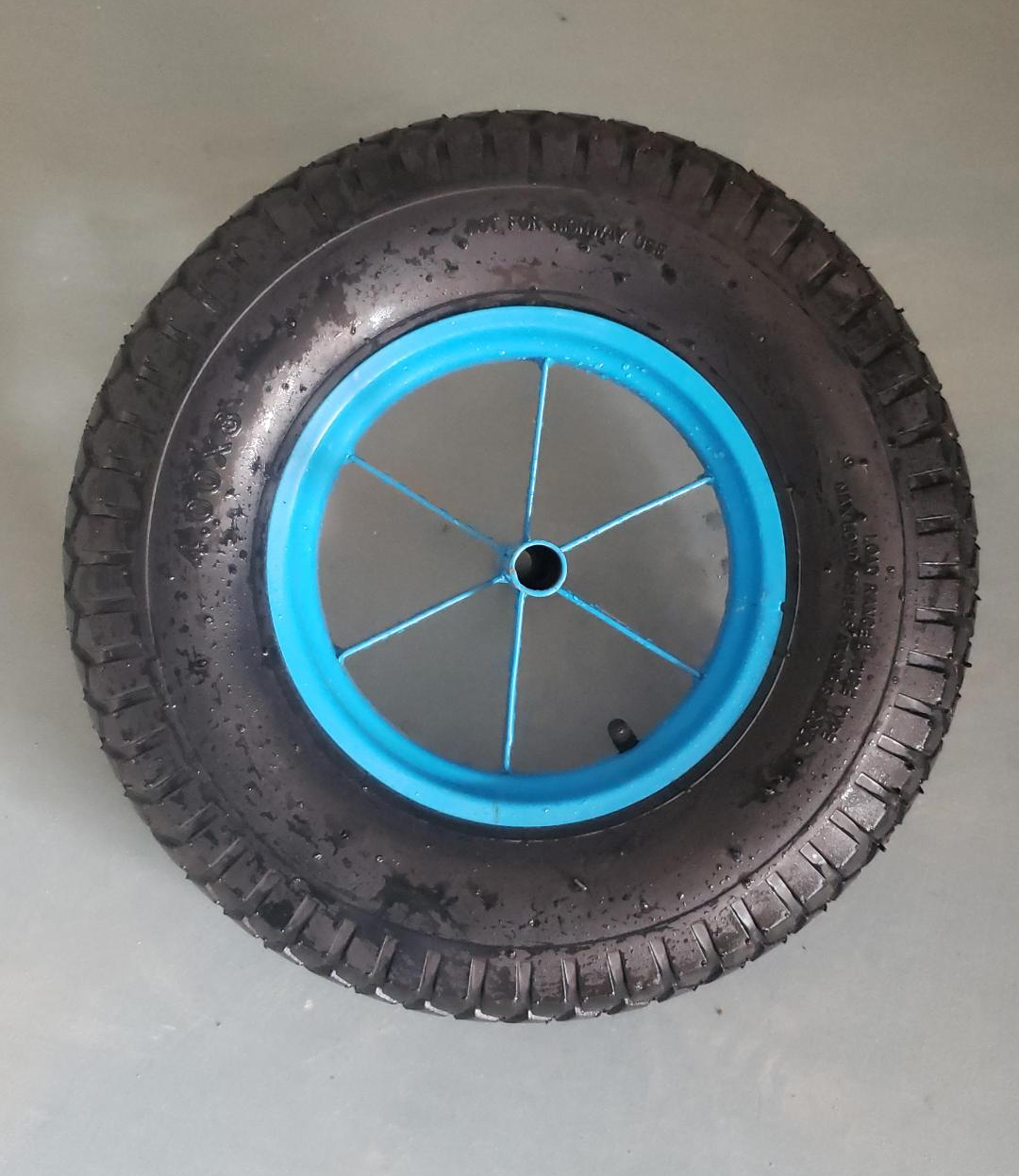 SINGH'S SUNSET Wheel Barrow Wheel 4.00-8 8PR Air Blue Singh
