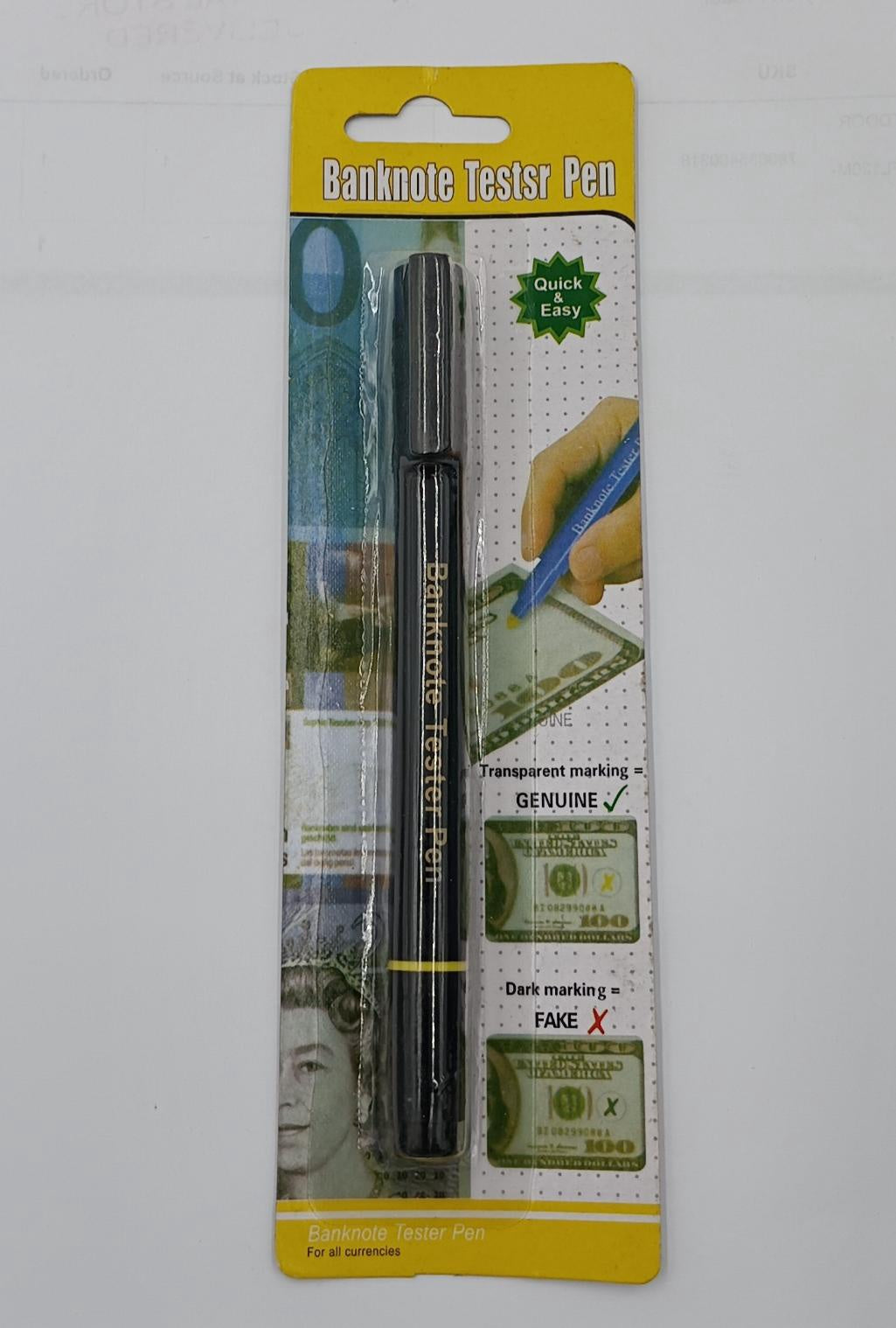 Counterfeit Money Detector Banknote Tester Pen