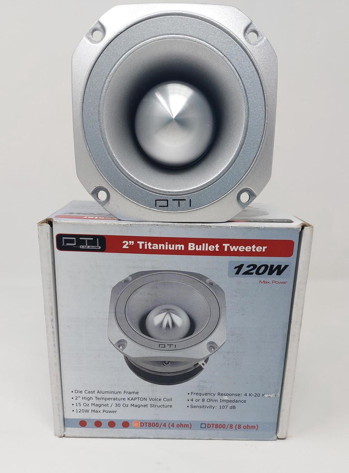 DTI Tweeter Car DT800/4 1.75" Bullet Titanium 4OHMS