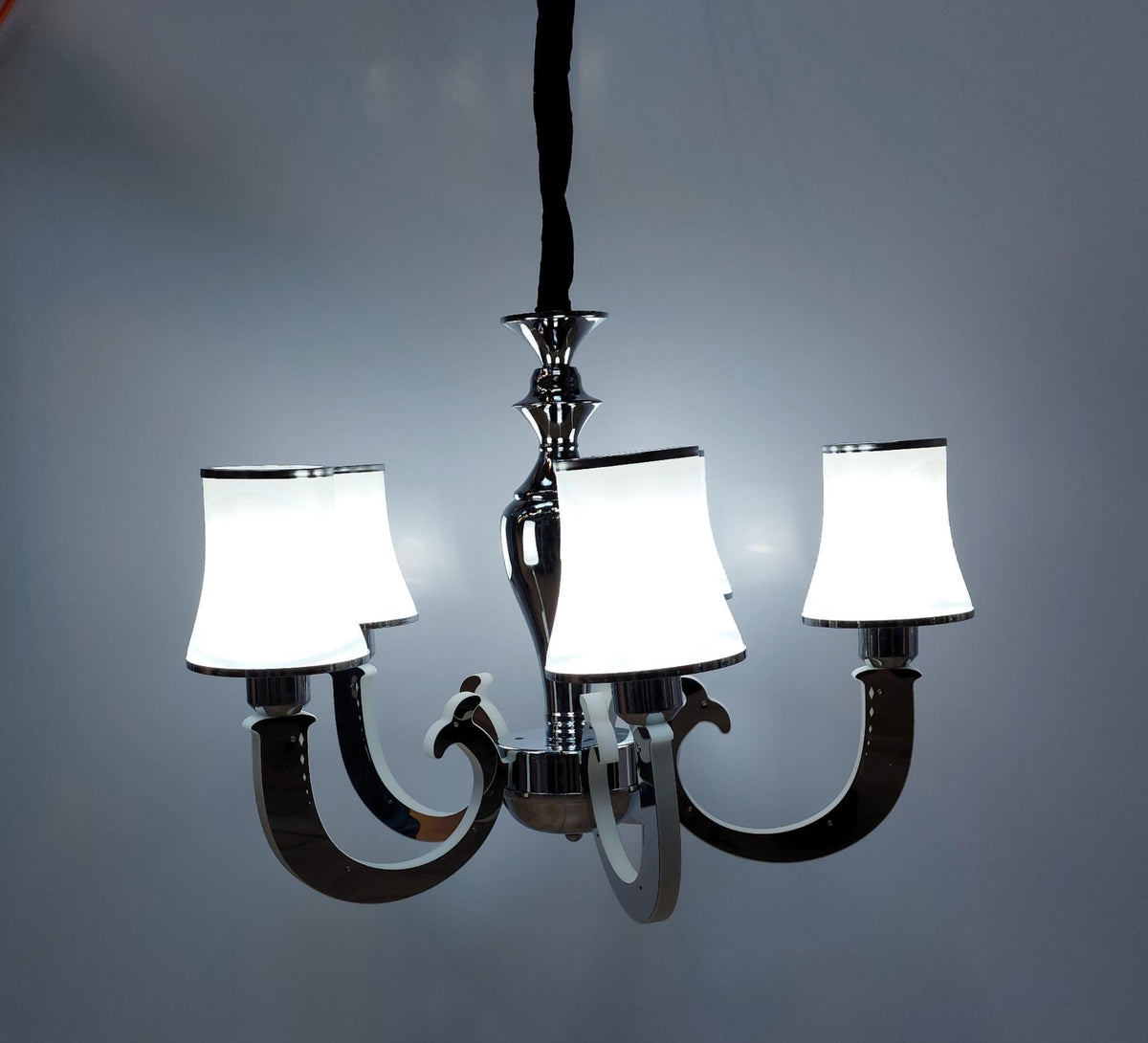 Chandelier LED P8045-5 with Remote Control / Gold / Gold
