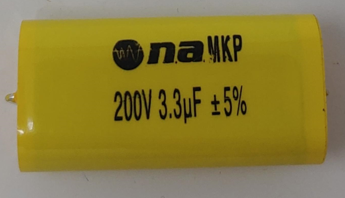 NIPPON AMERICA Capacitor N.p 200V 3.3UF Mylar Yellow YCP-3.3