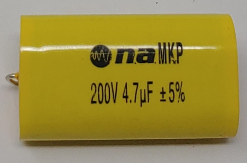 NIPPON AMERICA Capacitor N.p 200V 4.7UF Mylar Yellow YCP-4.7