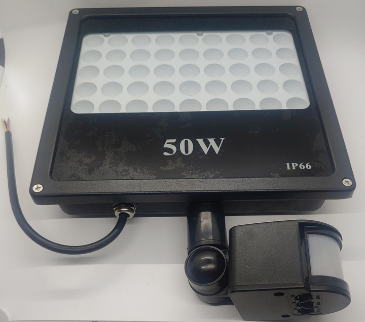 Lamp LED Flood Light 50W Smd IP66 with Motion Sensor
